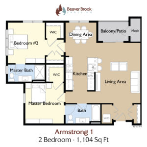 Armstrong 1 14 2 Bedroom Floor Plan
