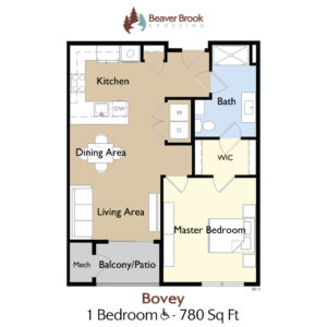 1 Bedroom Floor Plan