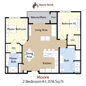 Moore 8 2 Bedroom Floor Plan