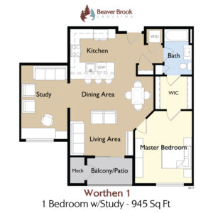 Worthen 1 4 1 Bedroom Floor Plan