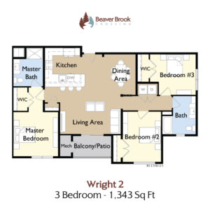 Wright 2 1 3 Bedroom Floor Plan