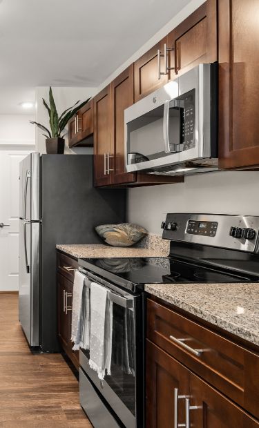 Photo Of An Apartment Kitchen